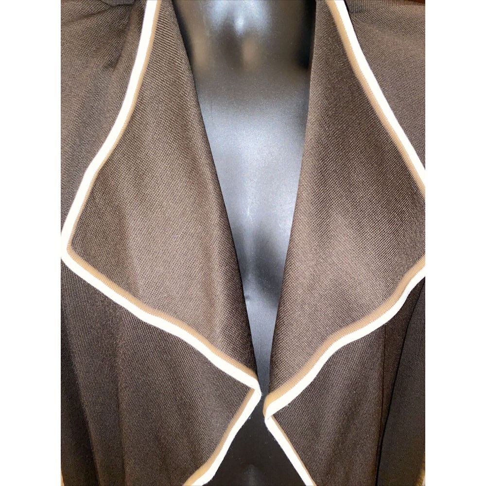 Misook Brown Open Cardigan Women's Size Small‎ - Picture 3 of 6